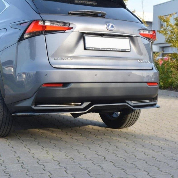 Bakre Splitter för Lexus NX Mk1 H (without vertical bars)