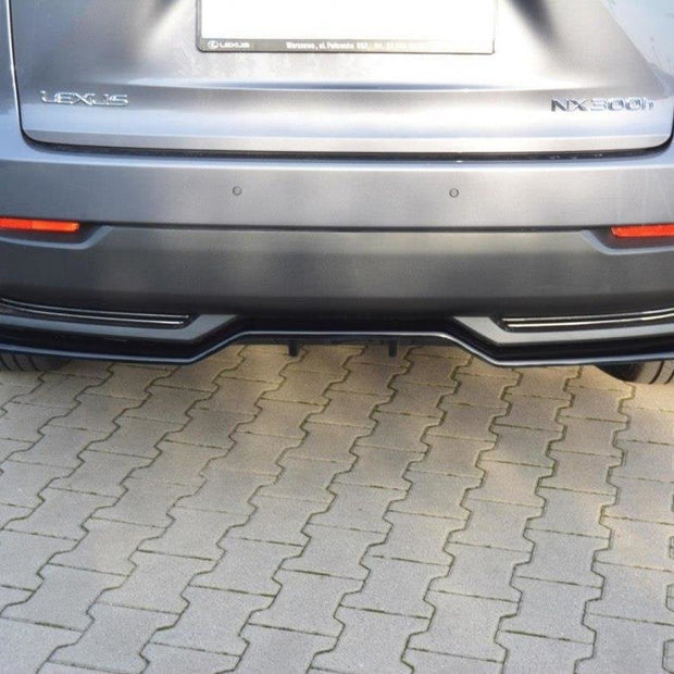 Bakre Splitter för Lexus NX Mk1 H (with vertical bars)
