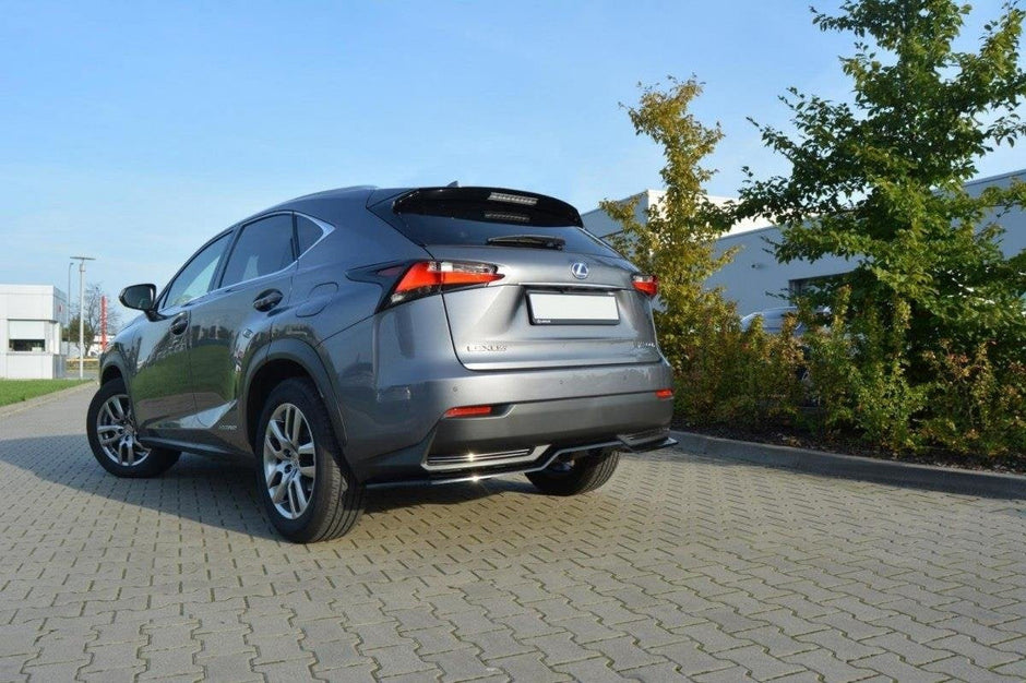 Bakre Splitter för Lexus NX Mk1 H (with vertical bars)