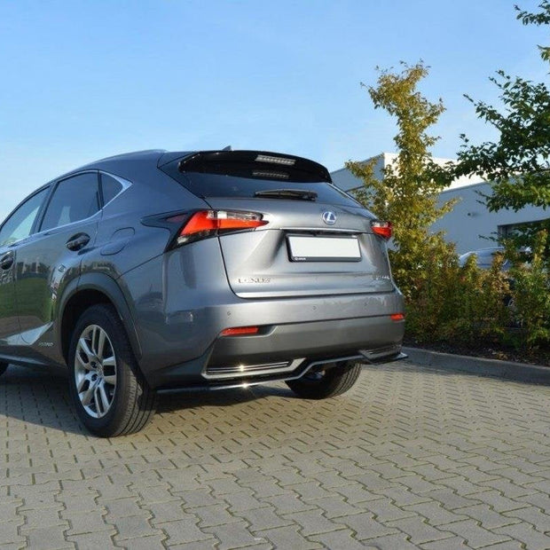 Bakre Splitter för Lexus NX Mk1 H (with vertical bars)