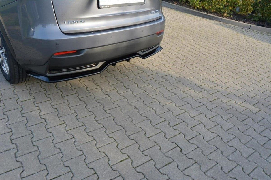 Bakre Splitter för Lexus NX Mk1 H (with vertical bars)