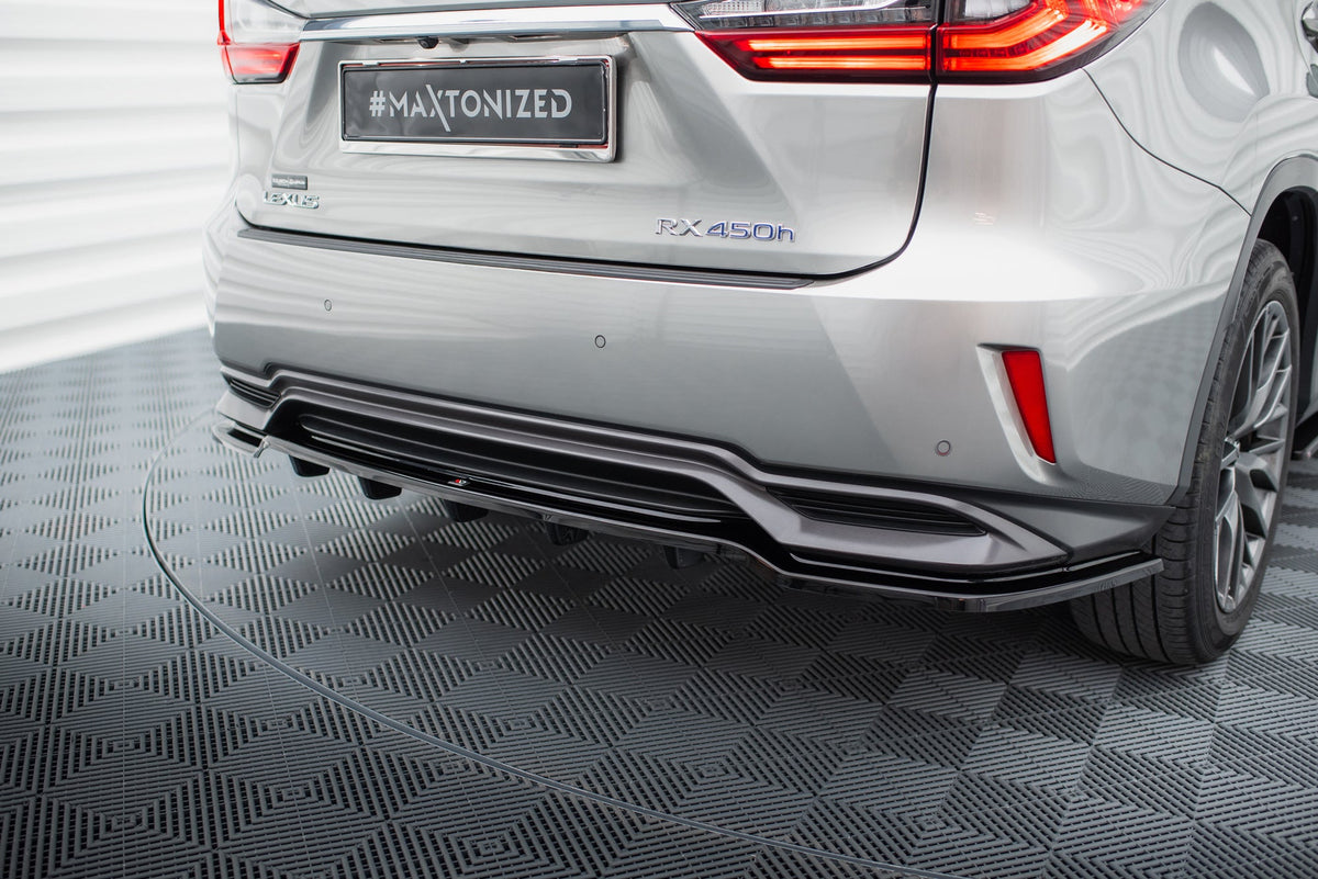 Bakre Splitter för Lexus RX Mk4 H (with vertical bars)