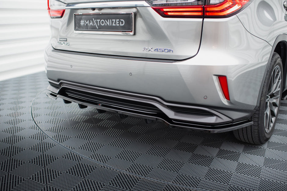 Bakre Splitter för Lexus RX Mk4 H (with vertical bars)