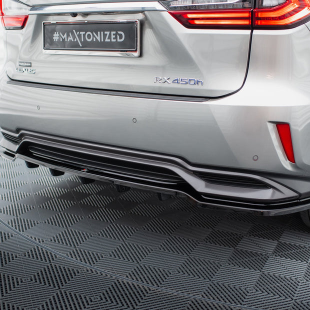 Bakre Splitter för Lexus RX Mk4 H (with vertical bars)