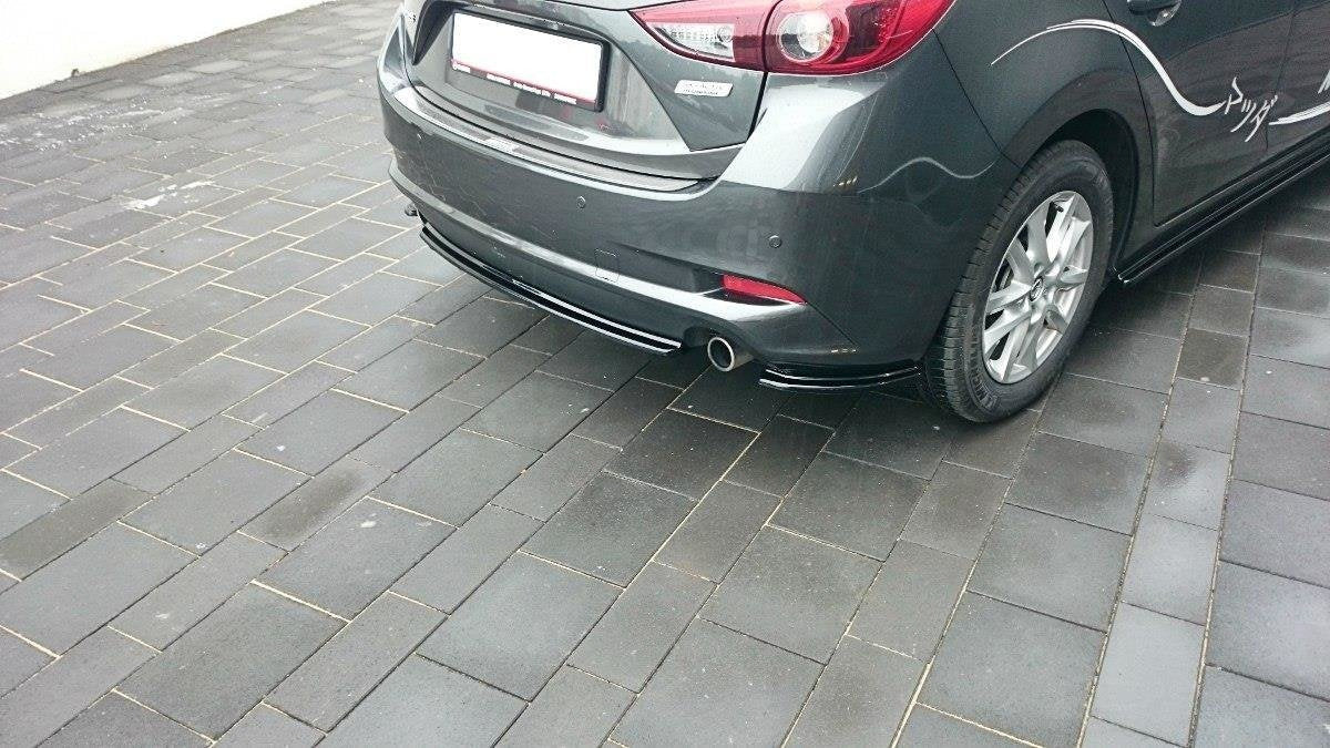 Bakre Splitter för Mazda 3 BM (Mk3) Facelift (without vertical bars)