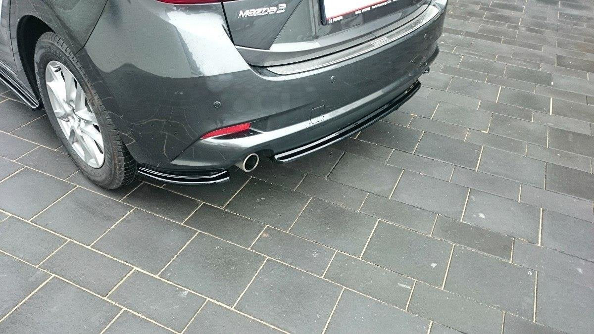 Bakre Splitter för Mazda 3 BM (Mk3) Facelift (without vertical bars)