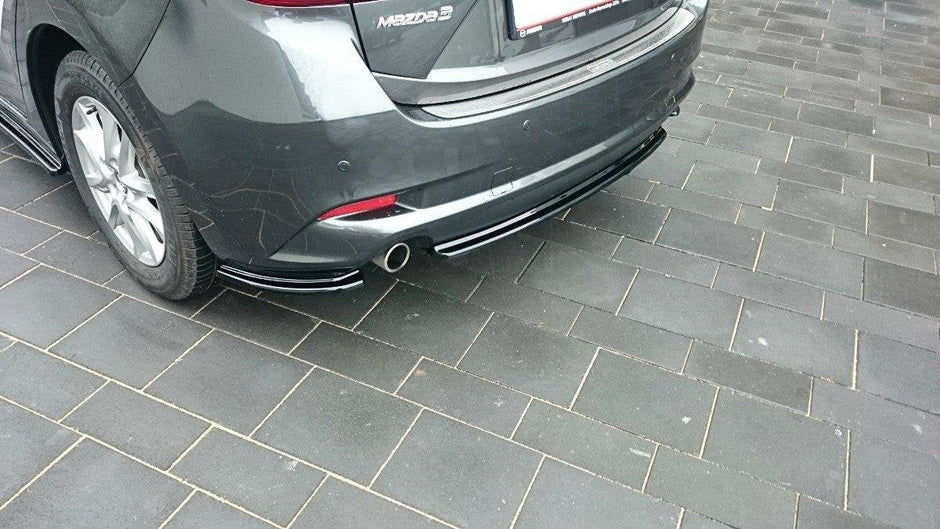 Bakre Splitter för Mazda 3 BM (Mk3) Facelift (without vertical bars)