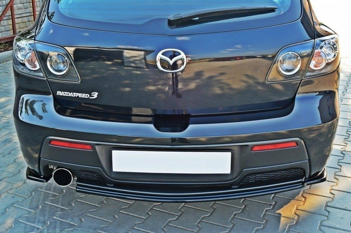 Bakre Splitter för Mazda 3 MPS Mk1 US-Spec Version (without vertical bars)