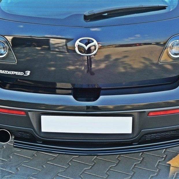 Bakre Splitter för Mazda 3 MPS Mk1 US-Spec Version (without vertical bars)