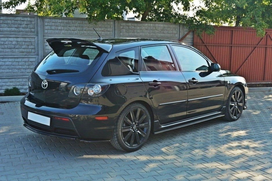 Bakre Splitter för Mazda 3 MPS Mk1 US-Spec Version (without vertical bars)