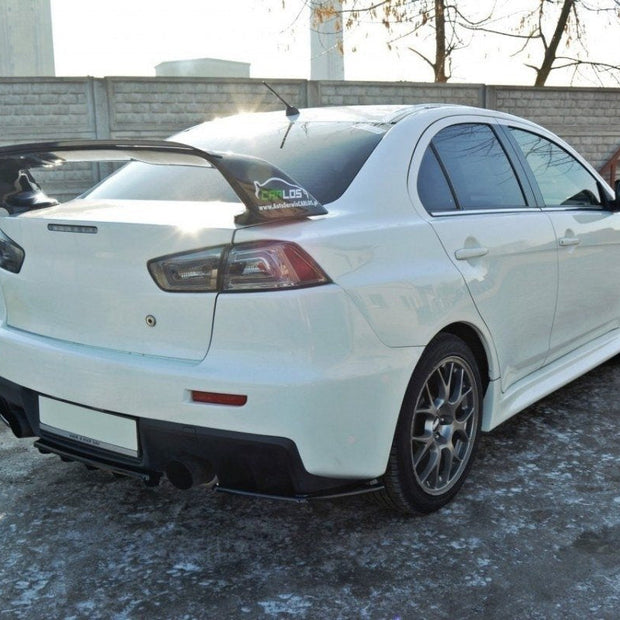 Bakre Splitter för Mitsubishi Lancer Evo X (with vertical bars)