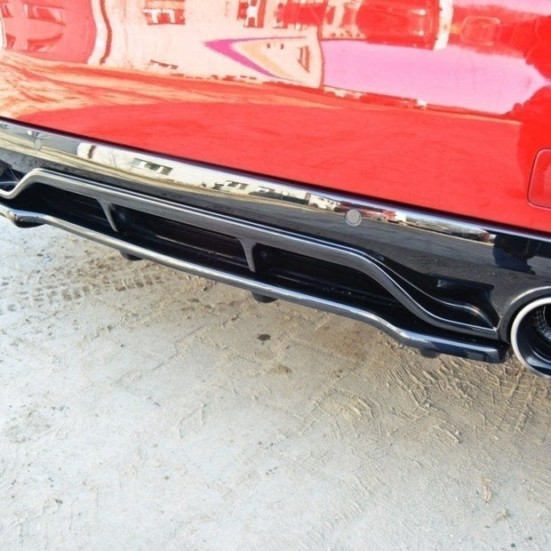 Bakre Splitter för Peugeot 308 Mk2 GTI (with vertical bars)