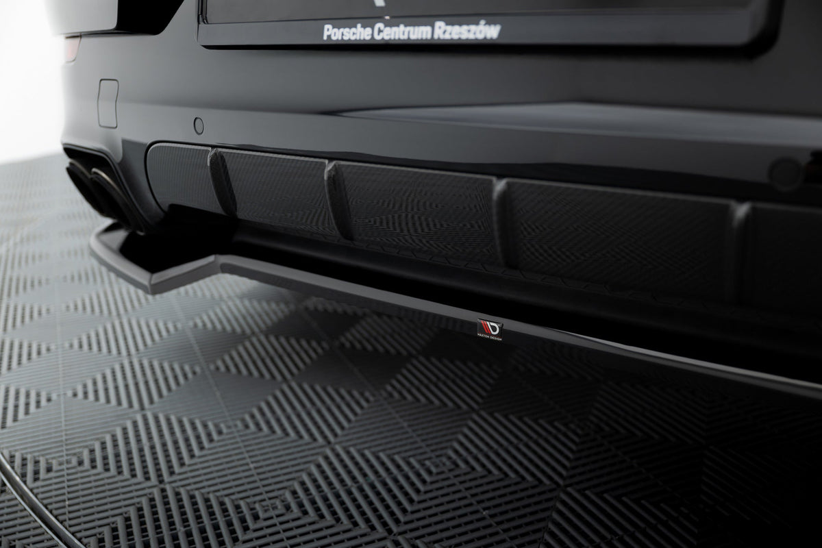 Bakre Splitter för Porsche Cayenne SUV / Coupe Mk3 Facelift