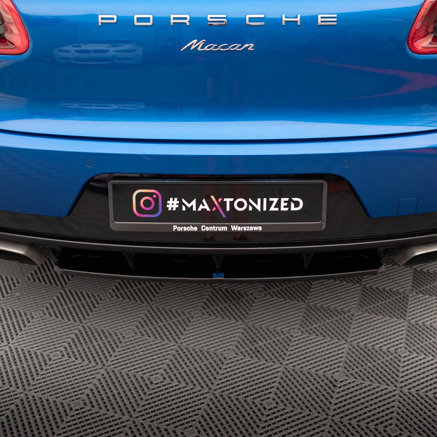Bakre Splitter för Porsche Macan Mk1