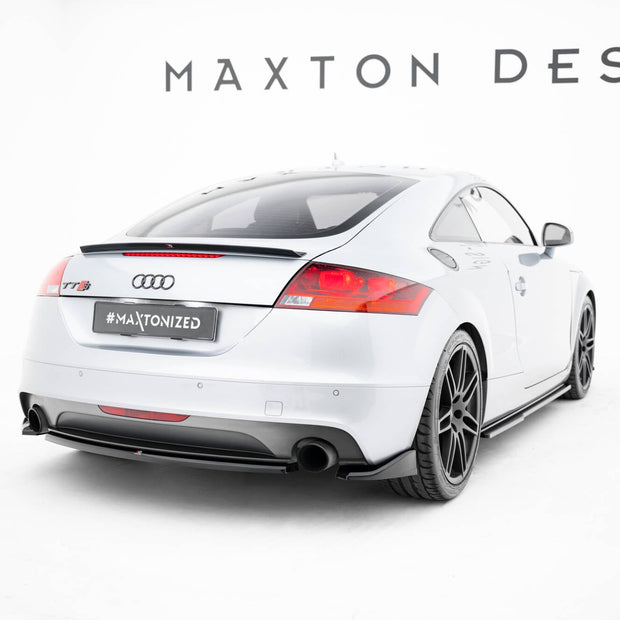 Central Bakre Splitter för Audi TT S-Line 8J Facelift