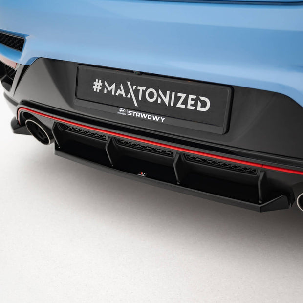 Central Bakre Splitter för Hyundai Veloster N Mk2