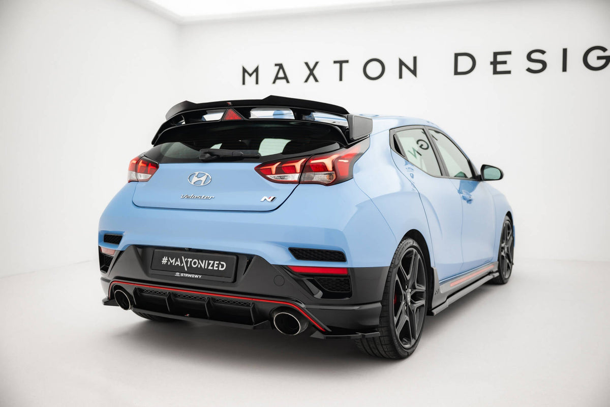 Central Bakre Splitter för Hyundai Veloster N Mk2