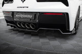 Central Bakre Splitter (With Vertical Bars) för Chevrolet Corvette C7