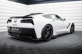 Central Bakre Splitter (With Vertical Bars) för Chevrolet Corvette C7
