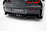 Central Bakre Splitter (With Vertical Bars) för Chevrolet Corvette Z06 C7