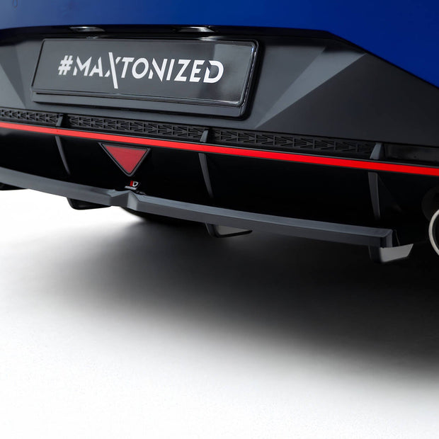 Central Bakre Splitter (With Vertical Bars) för Hyundai Elantra N Mk7
