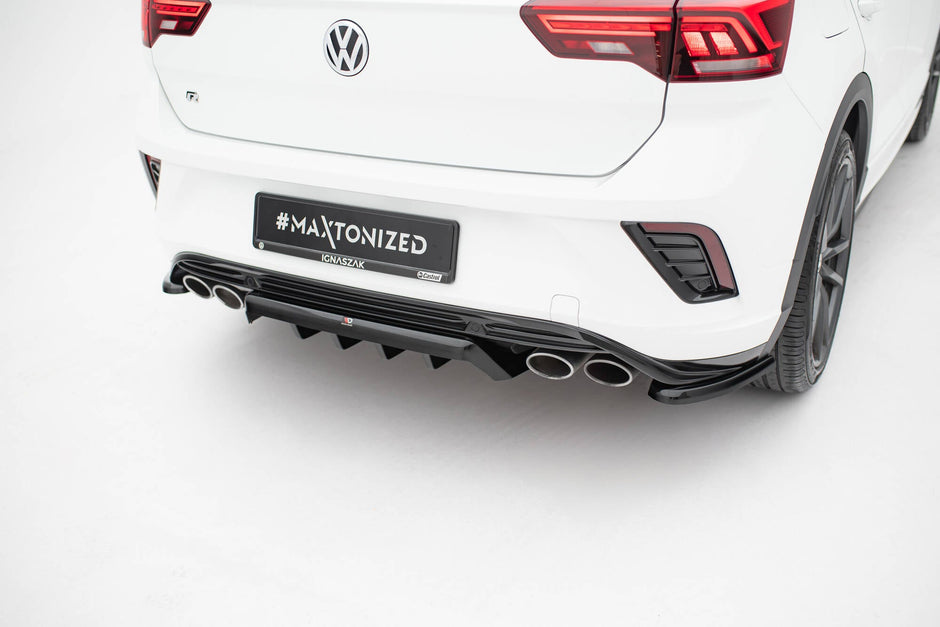 Central Bakre Splitter (With Vertical Bars) för Volkswagen T-Roc R Mk1