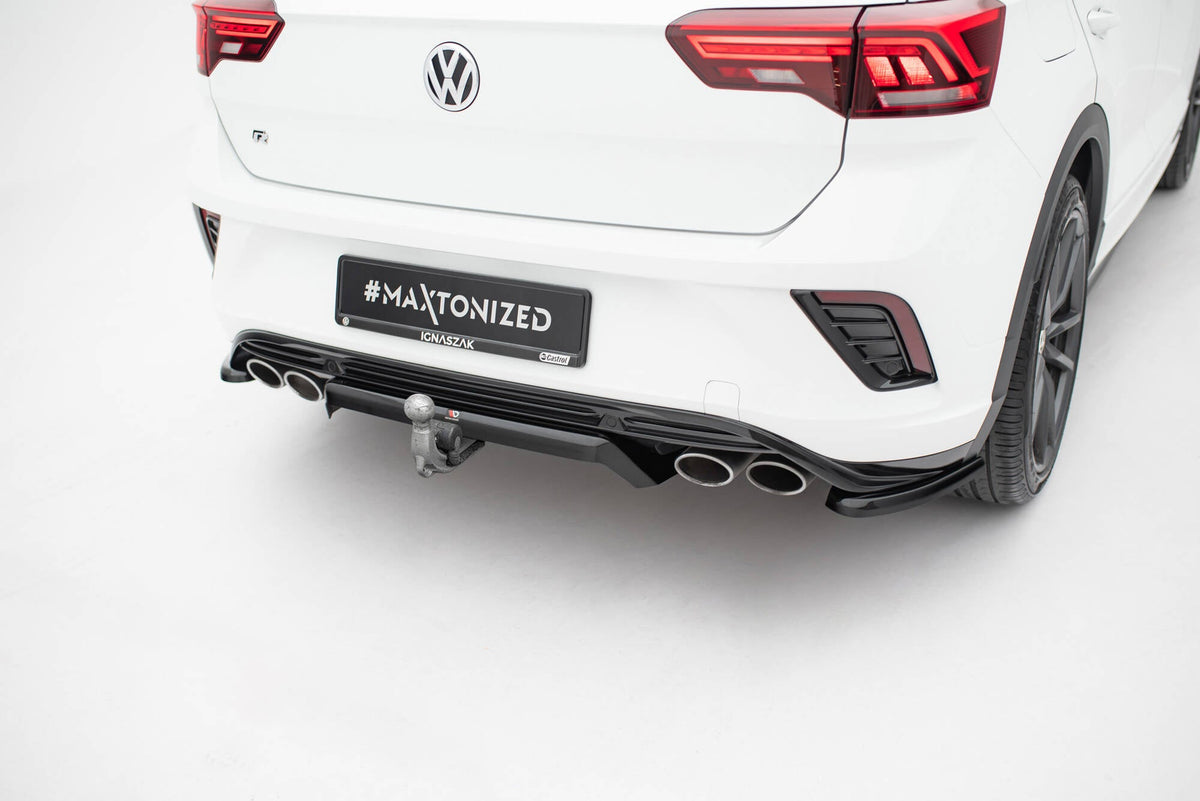 Central Bakre Splitter (With Vertical Bars) för Volkswagen T-Roc R Mk1