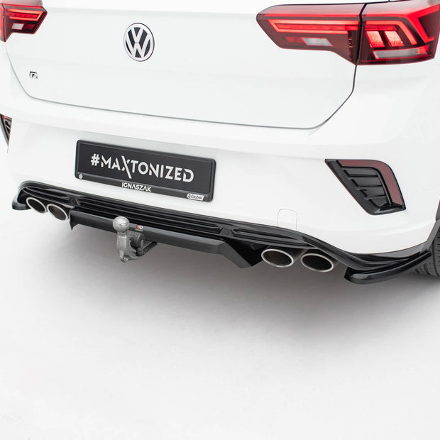 Central Bakre Splitter (With Vertical Bars) för Volkswagen T-Roc R Mk1