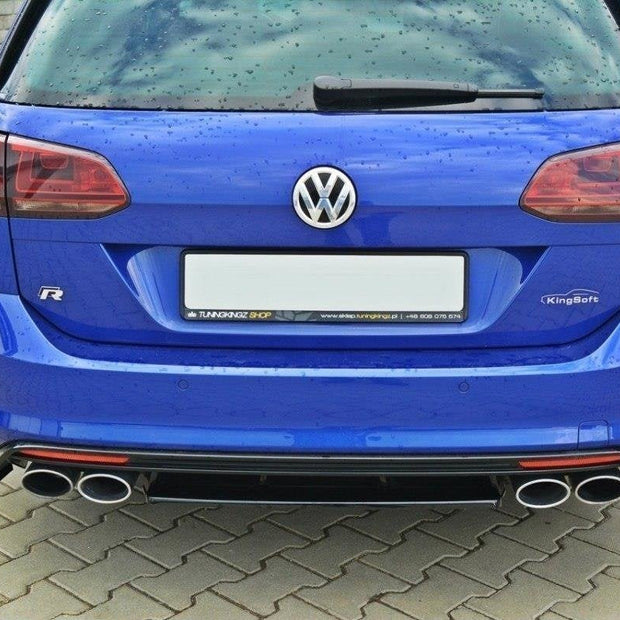 Bakre Splitter för Volkswagen Golf Mk7 R ESTATE (without a vertical bar)
