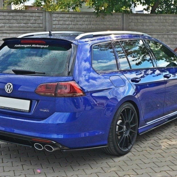 Bakre Splitter för Volkswagen Golf Mk7 R ESTATE (without a vertical bar)