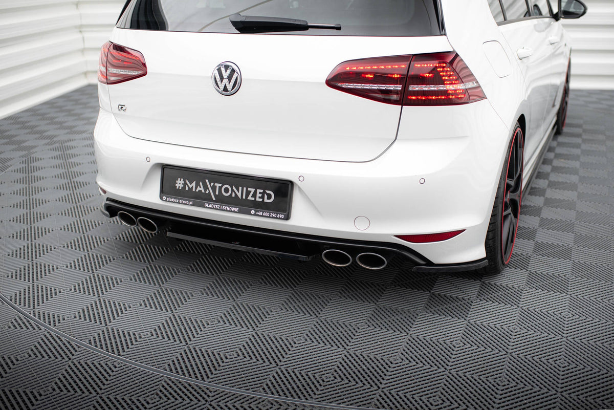 Bakre Splitter för Volkswagen Golf Mk7 R (with vertical bars)