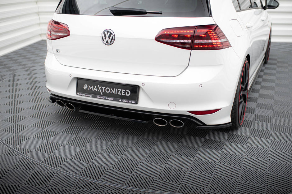 Bakre Splitter för Volkswagen Golf Mk7 R (with vertical bars)