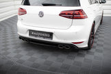 Bakre Splitter för Volkswagen Golf Mk7 R (with vertical bars)