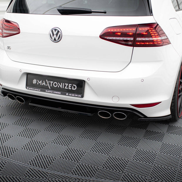 Bakre Splitter för Volkswagen Golf Mk7 R (with vertical bars)