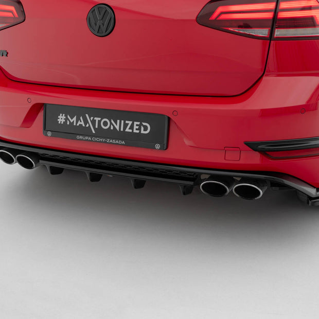 Bakre Splitter för Volkswagen Golf R Hatchback Mk7 Facelift