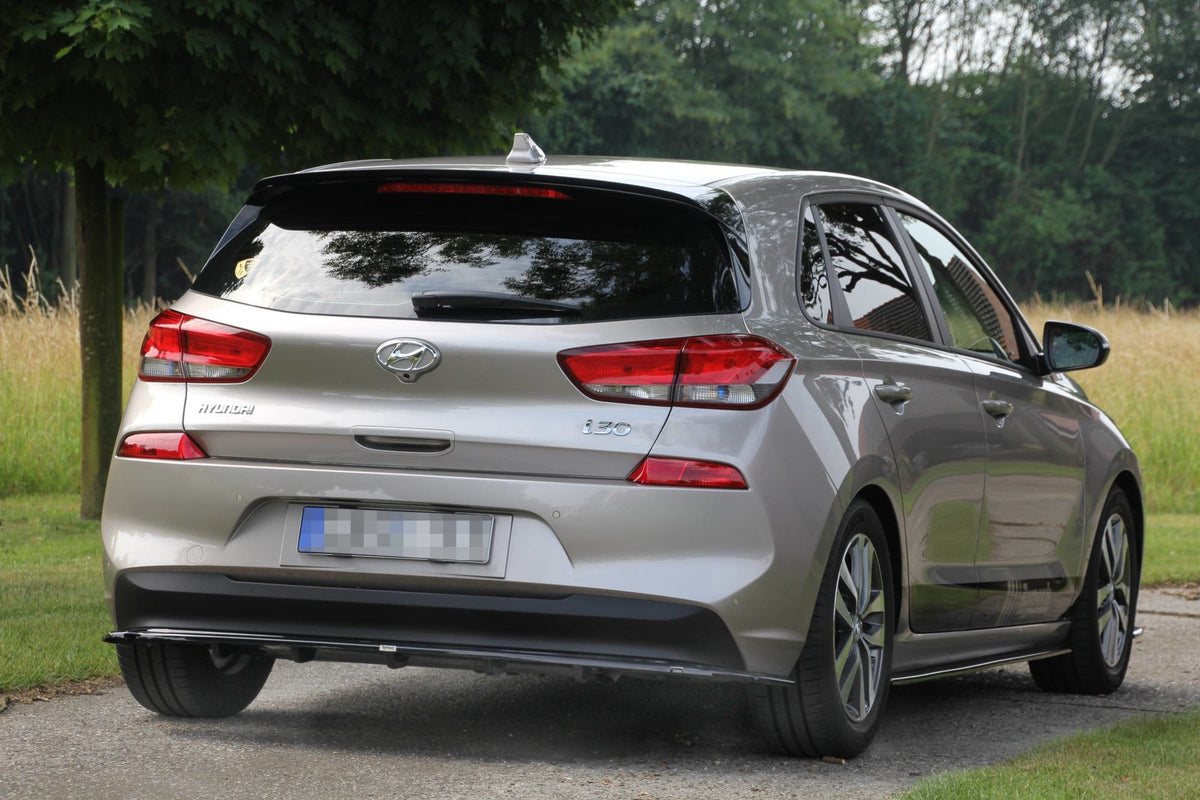 Bakre Splitter (With Vertical Bars) för Hyundai I30 Mk3 Hatchback