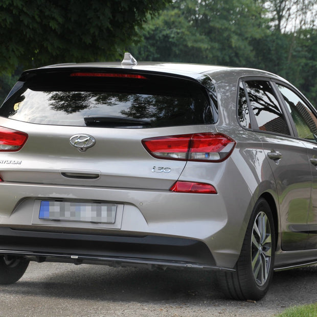 Bakre Splitter (With Vertical Bars) för Hyundai I30 Mk3 Hatchback