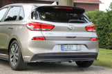 Bakre Splitter (With Vertical Bars) för Hyundai I30 Mk3 Hatchback