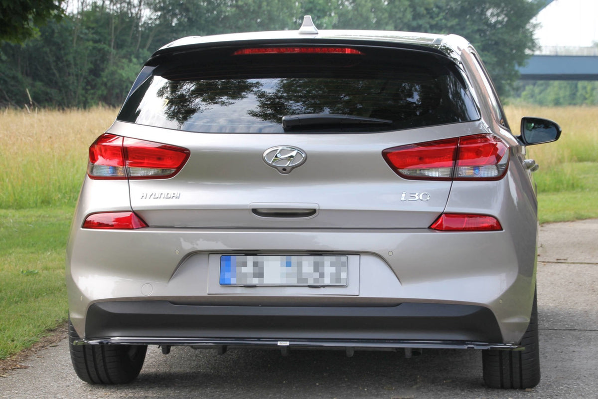 Bakre Splitter (With Vertical Bars) för Hyundai I30 Mk3 Hatchback