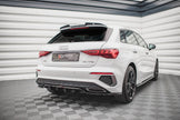 Bakre Splitter (With Vertical Bars) för Audi A3 S-Line Sportback 8Y
