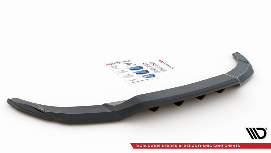 Bakre Splitter (With Vertical Bars) för Audi A3 S-Line Sportback 8Y