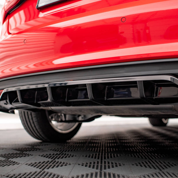 Bakre Splitter (With Vertical Bars) för Audi A3 Sportback 8Y