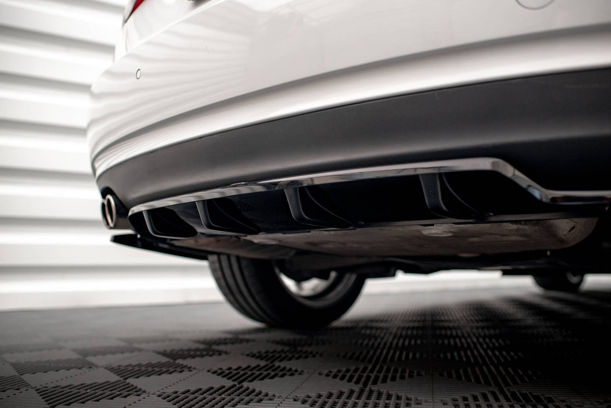 Bakre Splitter (With Vertical Bars) för Audi A5 Coupe 8T Facelift