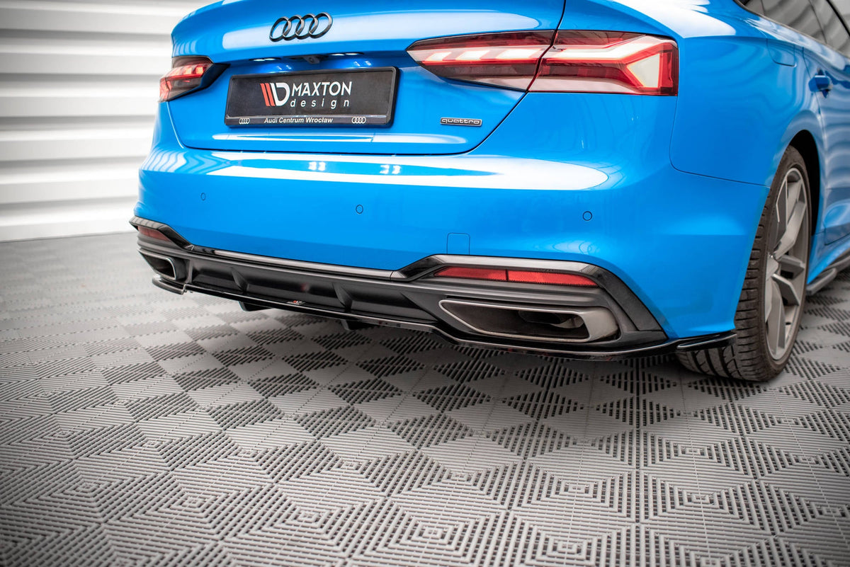 Bakre Splitter (With Vertical Bars) för Audi A5 S-Line F5 Facelift