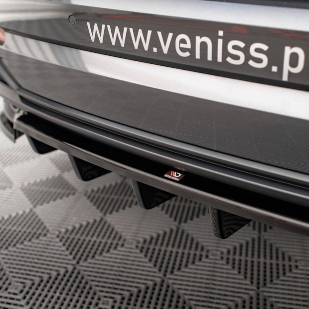 Bakre Splitter (With Vertical Bars) för Audi Q3 S-Line SUV F3