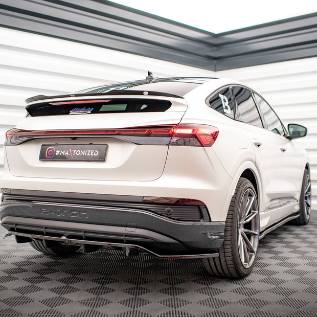 Bakre Splitter (With Vertical Bars) för Audi Q4 e-tron Sportback S-line Mk1