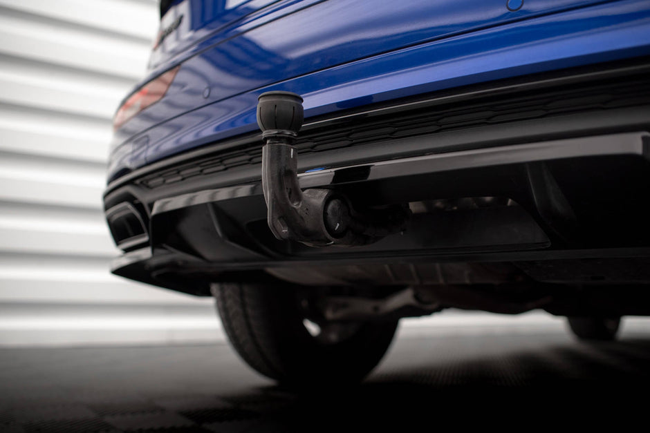 Bakre Splitter (With Vertical Bars) för Audi Q5 S-Line SUV Mk2 Facelift