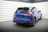 Bakre Splitter (With Vertical Bars) för Audi Q5 S-Line SUV Mk2 Facelift