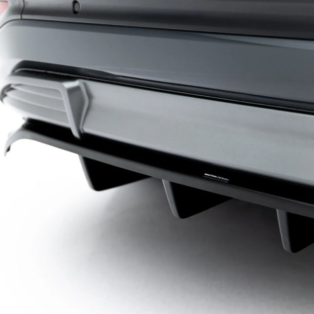 Bakre Splitter (With Vertical Bars) för Audi Q6 e-tron S-Line / SQ6 e-tron SUV / Sportback Mk1