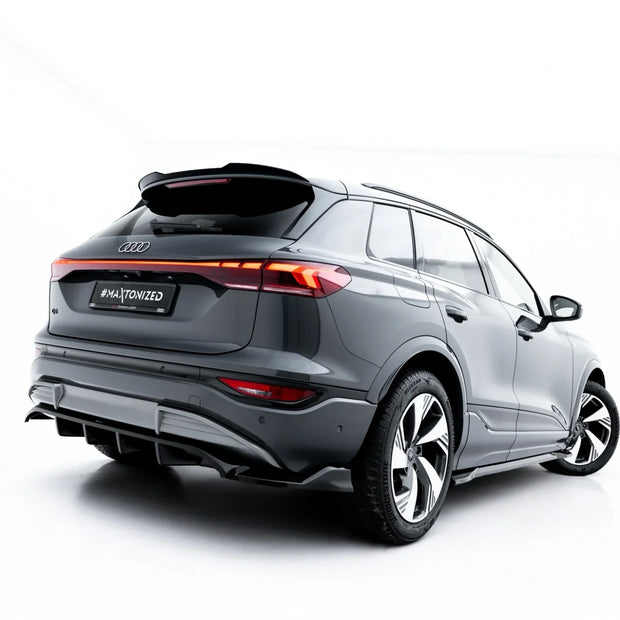 Bakre Splitter (With Vertical Bars) för Audi Q6 e-tron S-Line / SQ6 e-tron SUV / Sportback Mk1